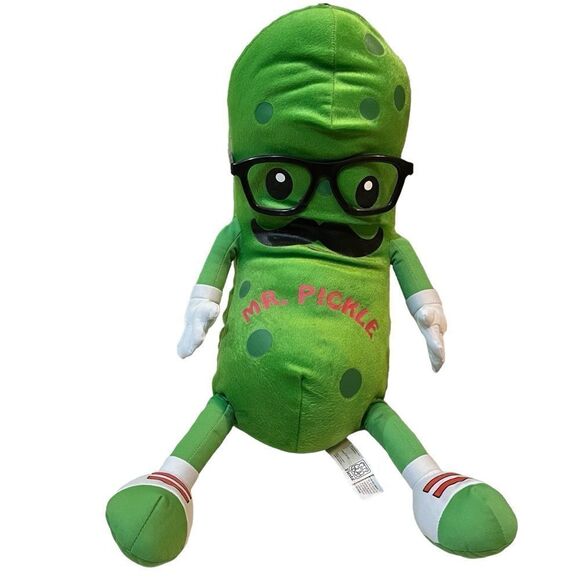 Fiesta Mr. Pickle Stuffed Plush Toy Green NWT pet free smoke free home - Picture 1 of 11